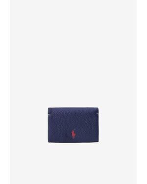 Ralph Lauren Polo Play Leather Cardholder - Blue