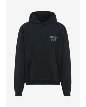 GALLERY DEPT. 90S Logo Hooded Sweatshirts - Black