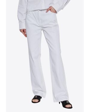 Versace Straight Leg Jeans - White