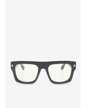 Tom Ford Fausto T-Logo Square Sunglasses - Multicolor