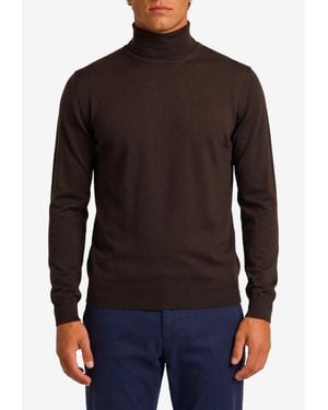 John Smedley Cherwell Roll-Neck Merino Wool Sweater - Black