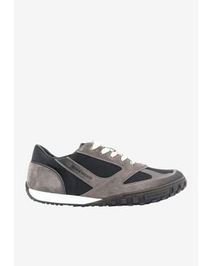 Givenchy Glide Nylon And Suede Low-Top Sneakers - Gray