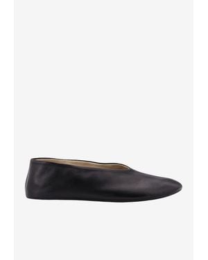The Row Stella Ballet Flats - White