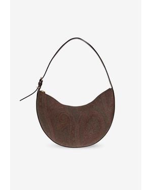 Etro Medium Arnica Paisley Jacquard Hobo Bag - Brown