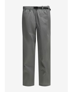 Goldwin Dope Dyed Rip-Stop Track Pants - Gray