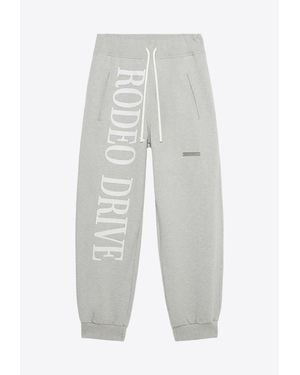 1989 STUDIO Rodeo Drive Melange Track Pants - White