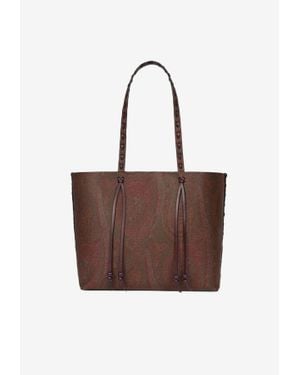 トートバッグ Etro Arnica 1984 Large Tote Bag In Coated Canvas Large Arnica 1984 Tote Bag – MAYFEYR