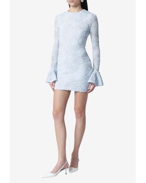 knee length dresses for ladies 3D Mesh Tight Mini Dress