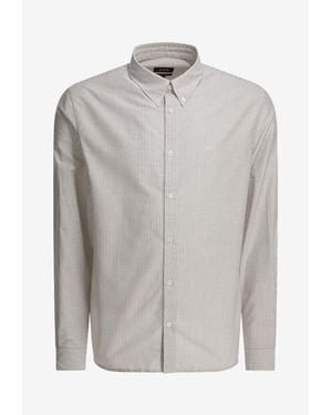 A.P.C. Greg Striped Shirt - Gray