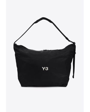 Y-3 Logo Messenger Bag - Black