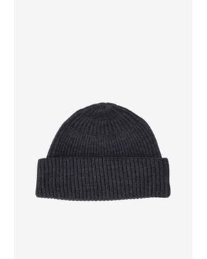P.A.R.O.S.H. Lady Bird Wool Knit Beanie - Blue