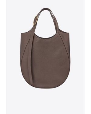 Longchamp Xl Le Foulonné Leather Hobo Bag - Brown