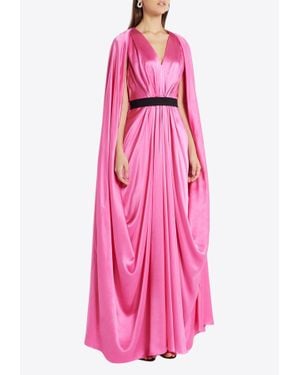 ROKSANDA Khalyn Draped Silk Gown - Pink