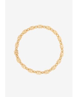 Tory Burch Gemini Chain Link Necklace - White