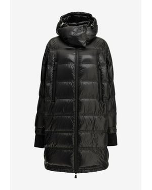 Moncler Rochelairs Long Down Jacket - Black