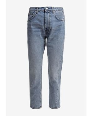 TOTEME Washed Straight-Leg Jeans - Blue