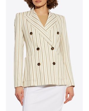 Max Mara Pensile Slim-Fit Blazer - Natural