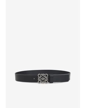 Loewe Reversible Anagram Belt - White