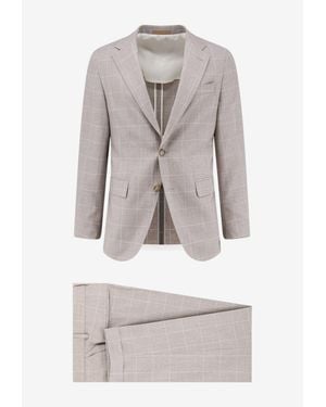 BOSS Heston Wool Suit - Gray