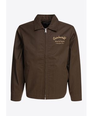 Carhartt Racer Module Zip-Up Jacket - Brown
