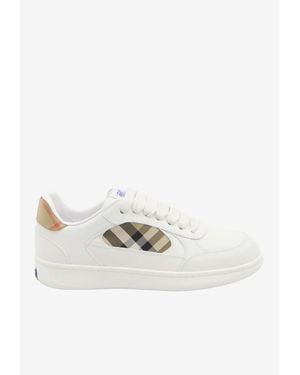 Burberry Terrace Low-Top Sneakers - White