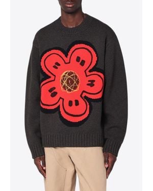 KENZO X Futura 2000 Embroidered Wool Sweater