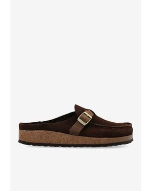 Birkenstock Buckley Braided Slides - Brown