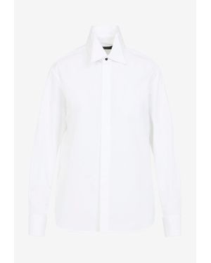 Phoebe Philo Tuxedo Shirt - White