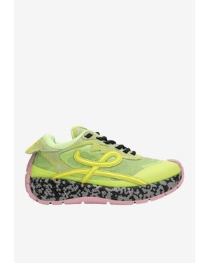 Loewe Pogo Technical Sneakers - Green