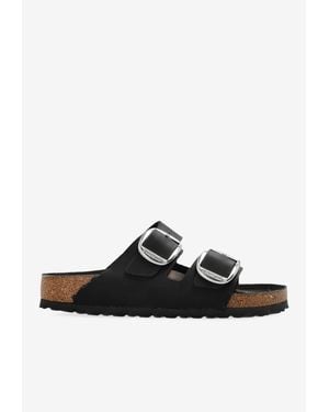 Birkenstock Arizona Big Buckle Slides - Black