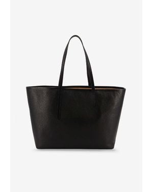 Atp Atelier Eraclea Leather Tote Bag - Black