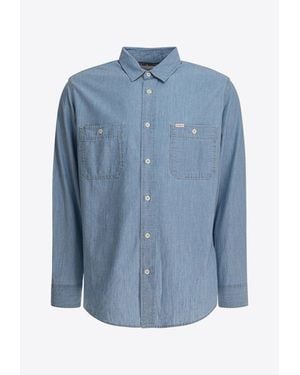 Filson Chambray Long-Sleeved Shirt - Blue