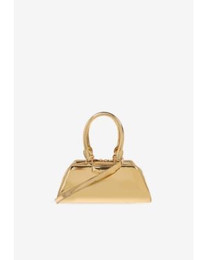Givenchy Mini Antigona East-West Crossbody Bag - Metallic