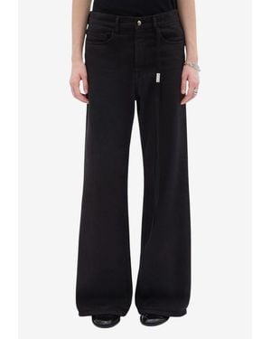 Ann Demeulemeester Genoveva Flared Jeans - Black