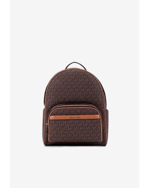 Michael Kors Medium Bex Logo Backpack - Brown