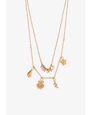 Versace Icons De La Mer Necklace - White
