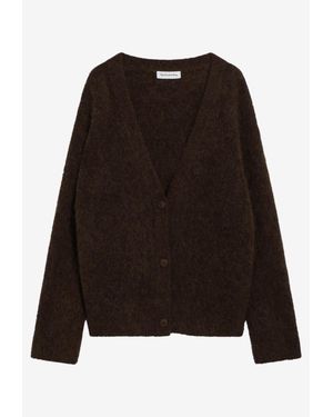 Frankie Shop Elland Oversized Cardigan - Brown