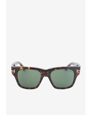 Tom Ford Caine Square Sunglasses - Green