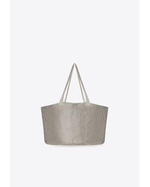 The Row Imogen Knitted Bag - White