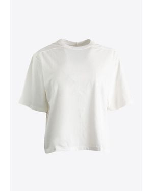 Rick Owens Cropped Brad T-Shirt - White