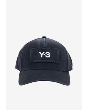 Y-3 Logo Patch Race Baseball Cap - Blue