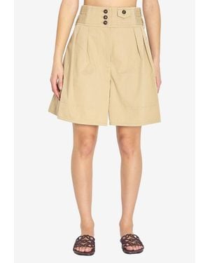 Zimmermann Rebellion Cargo Shorts - Natural