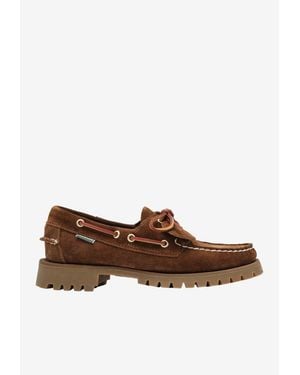 Sebago Ranger Artisan Ox Suede Boat Loafers - Brown
