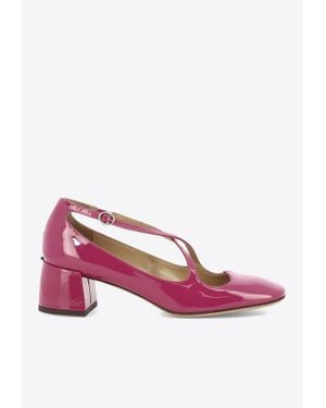 A.Bocca Two For Love 45 Patent Leather Pumps - Pink