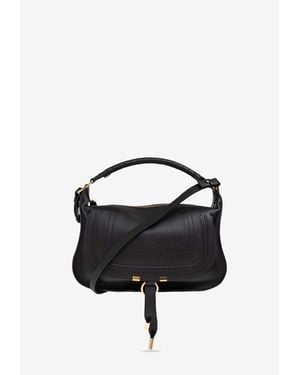Chloé Small Marcie Top-Handle Bag - Black