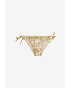 Eres Solarium Printed Bikini Bottom - White