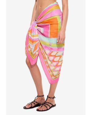 PUCCI Vivara Print Pareo - Red