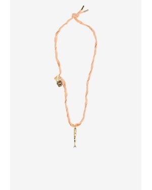 Givenchy Lucky Charm Pendant Necklace - White