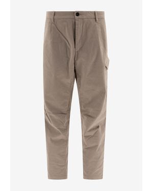 C.P. Company Sateen Cargo Trousers - Natural