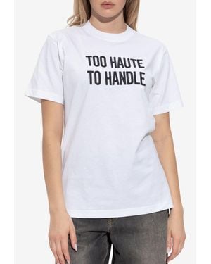 Moschino Too Haute To Handle Mini Dress - White